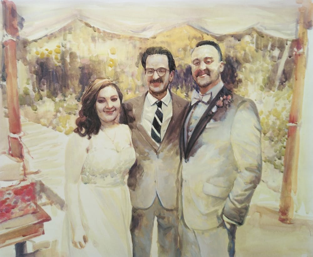 Artist-Rendered Painting