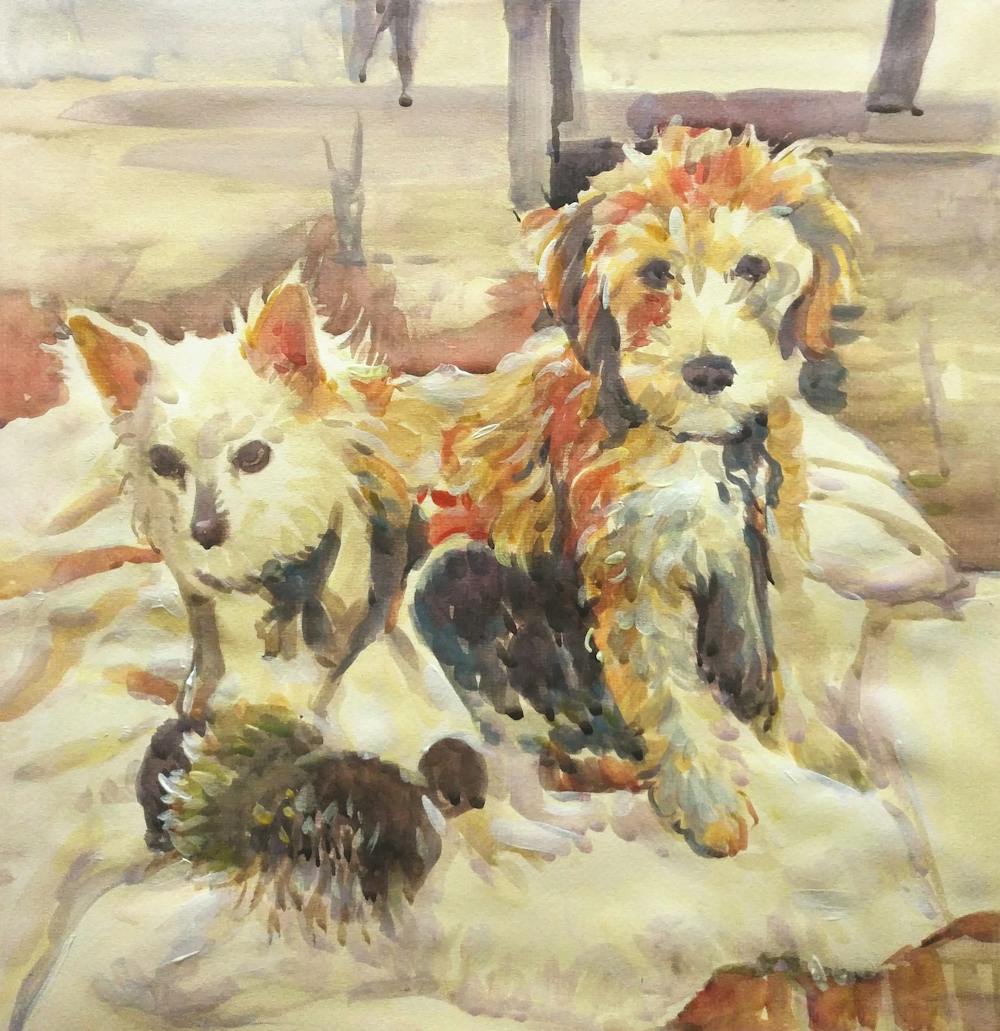 Artist-Rendered Painting