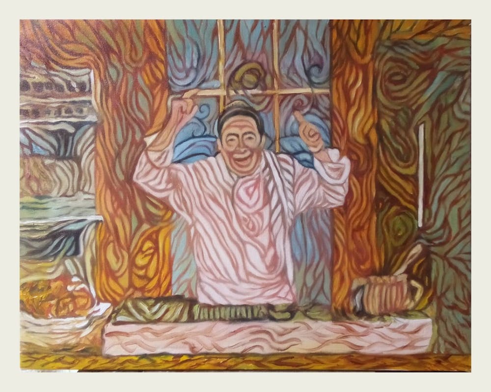 Artist-Rendered Painting