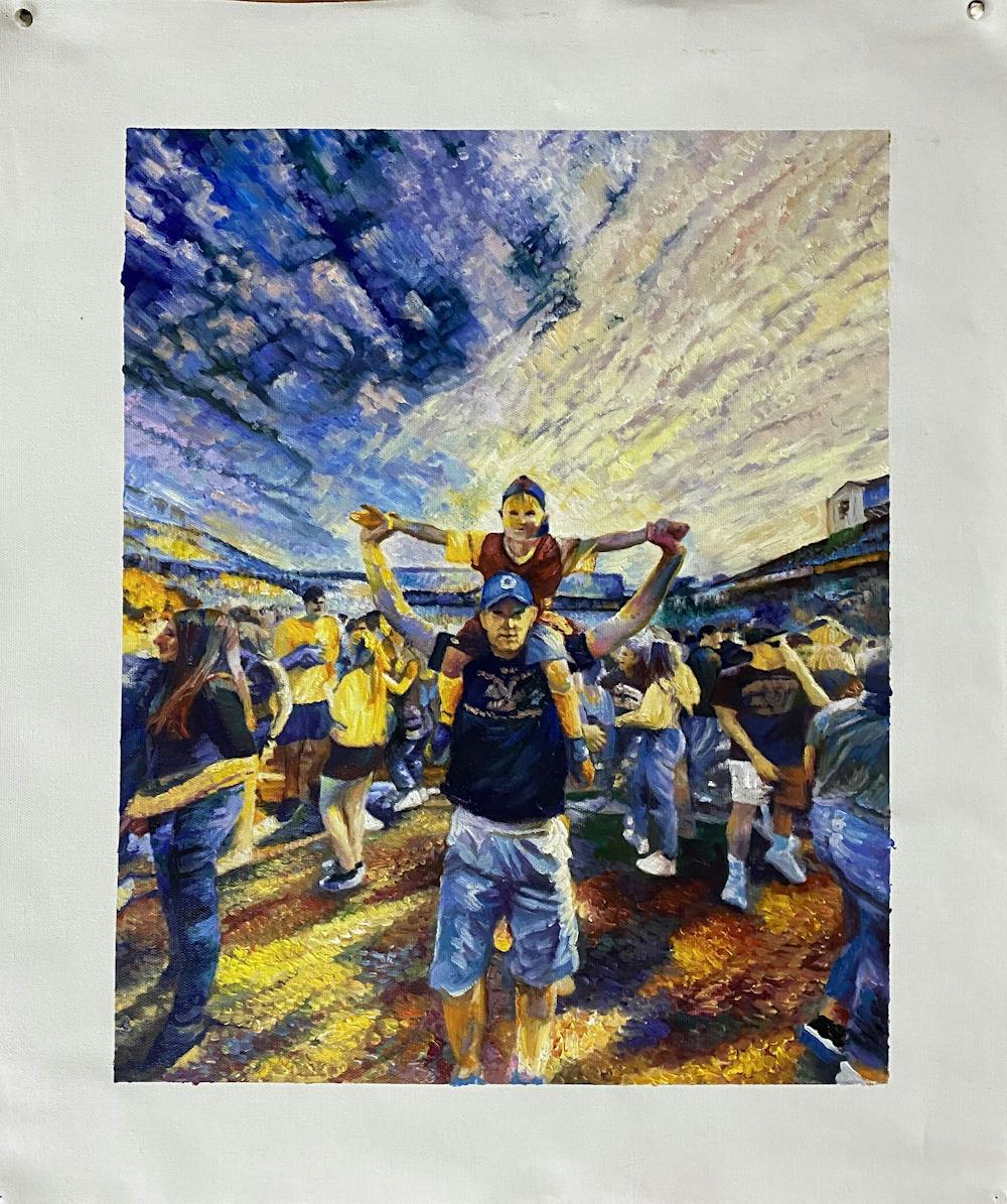 Artist-Rendered Painting