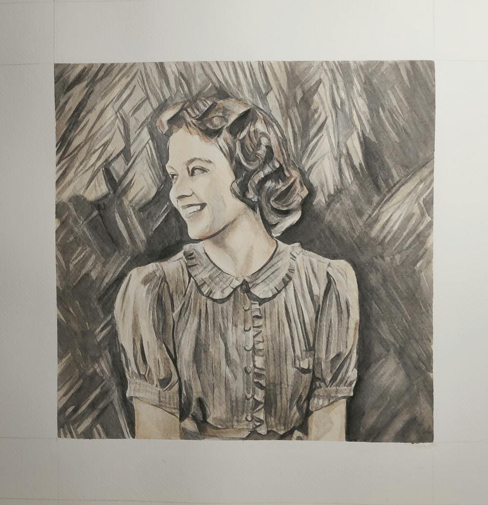 Artist-Rendered Painting