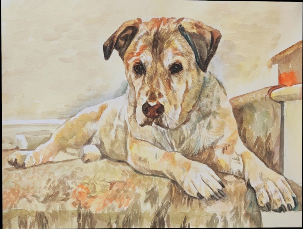 Artist-Rendered Painting