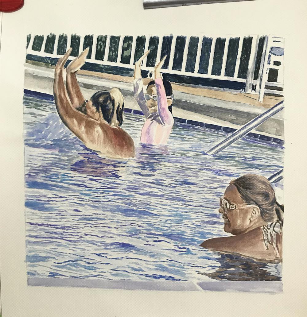 Artist-Rendered Painting