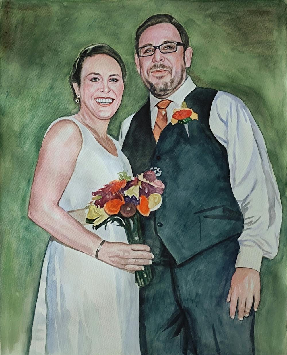 Artist-Rendered Painting