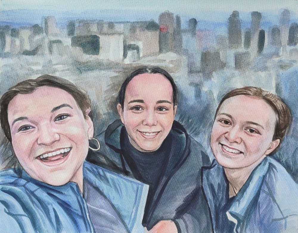 Artist-Rendered Painting