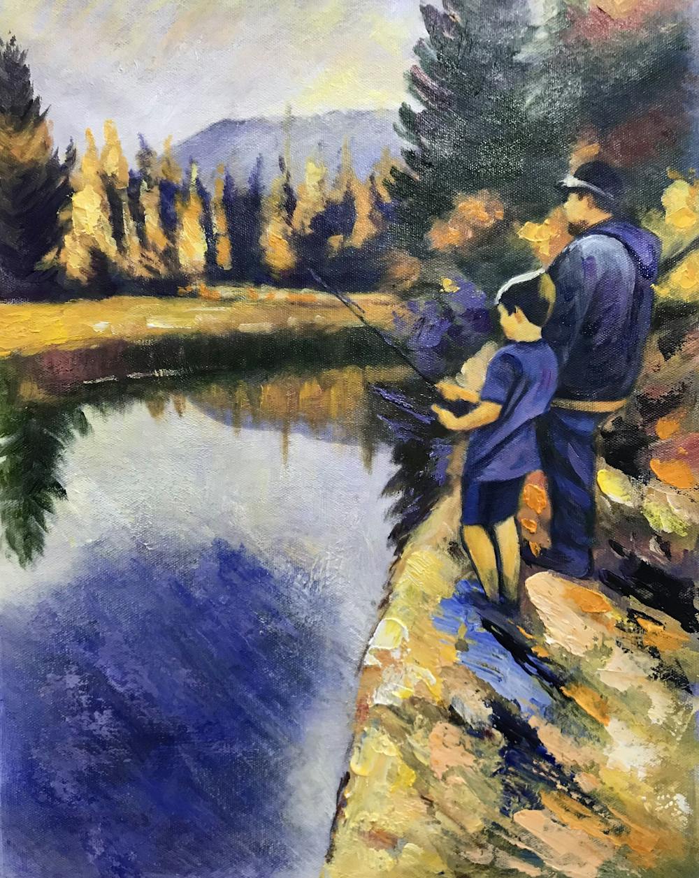 Artist-Rendered Painting