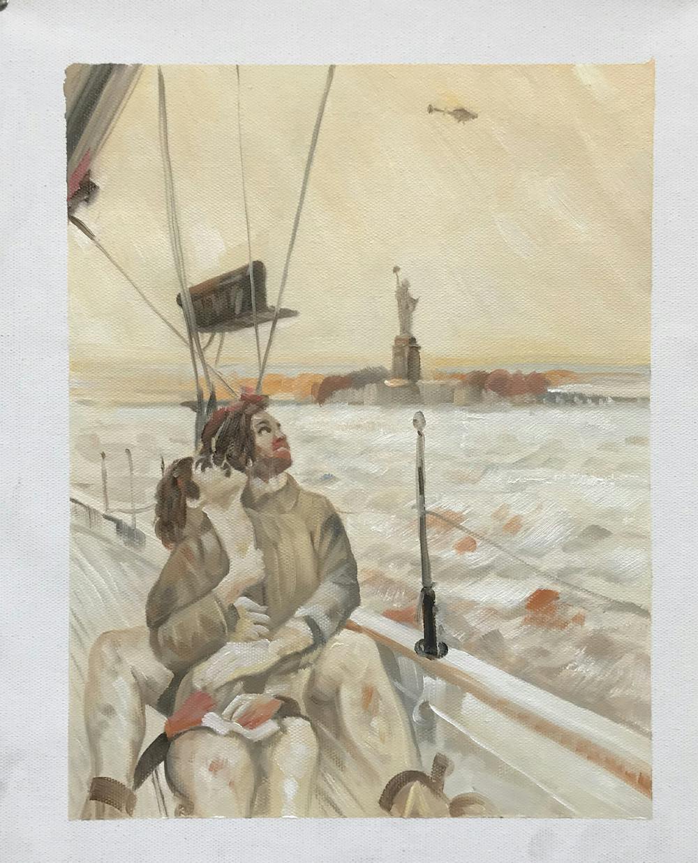 Artist-Rendered Painting