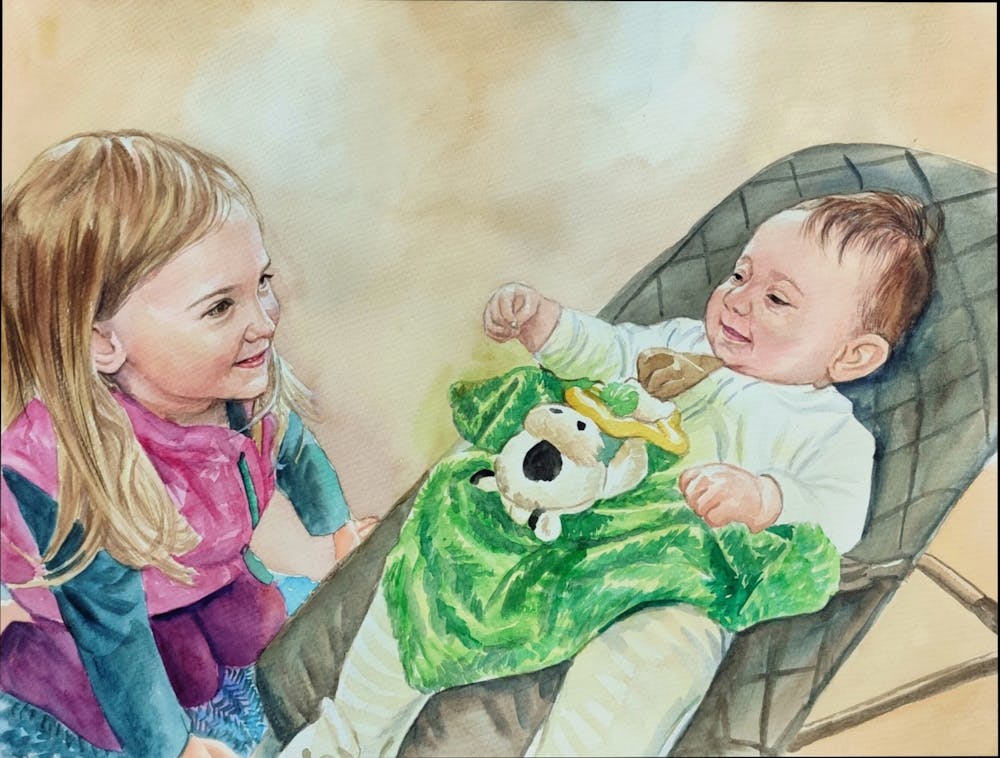 Artist-Rendered Painting