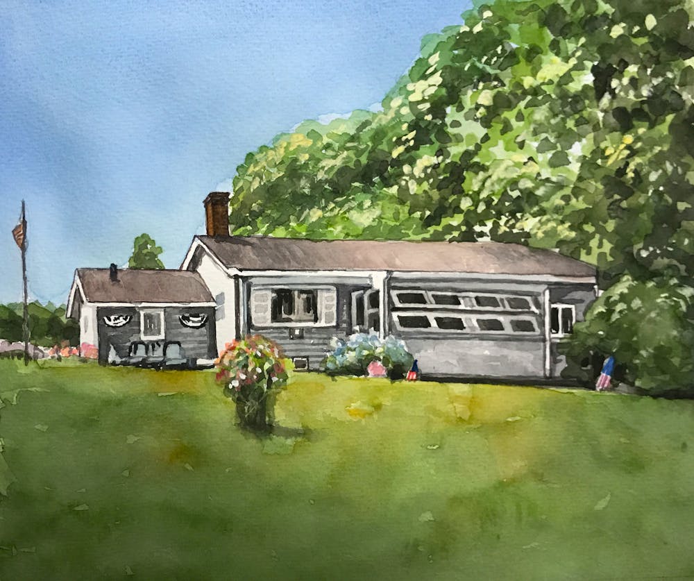 Artist-Rendered Painting