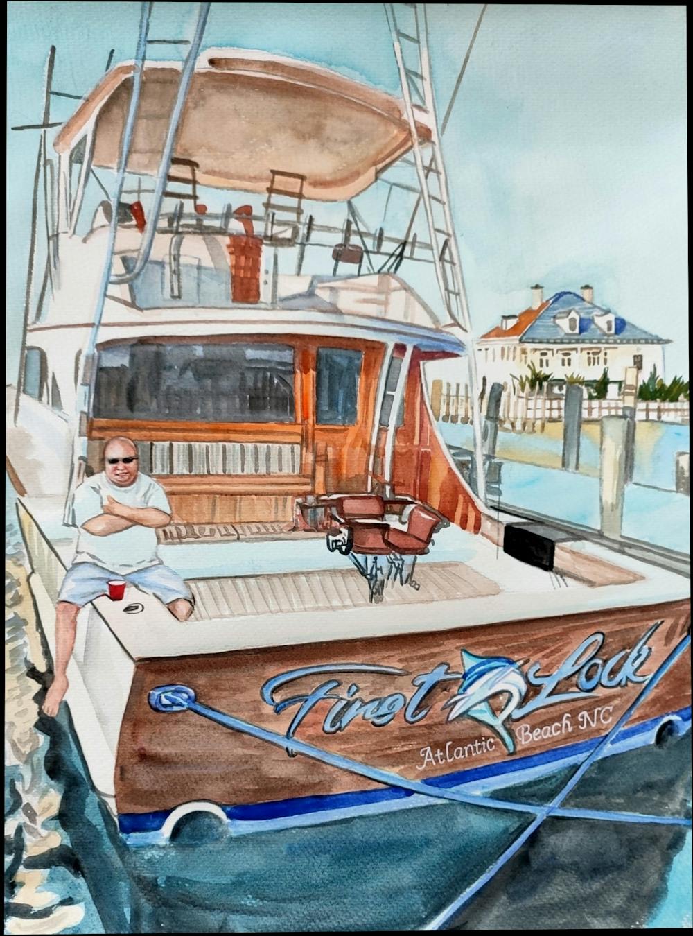 Artist-Rendered Painting