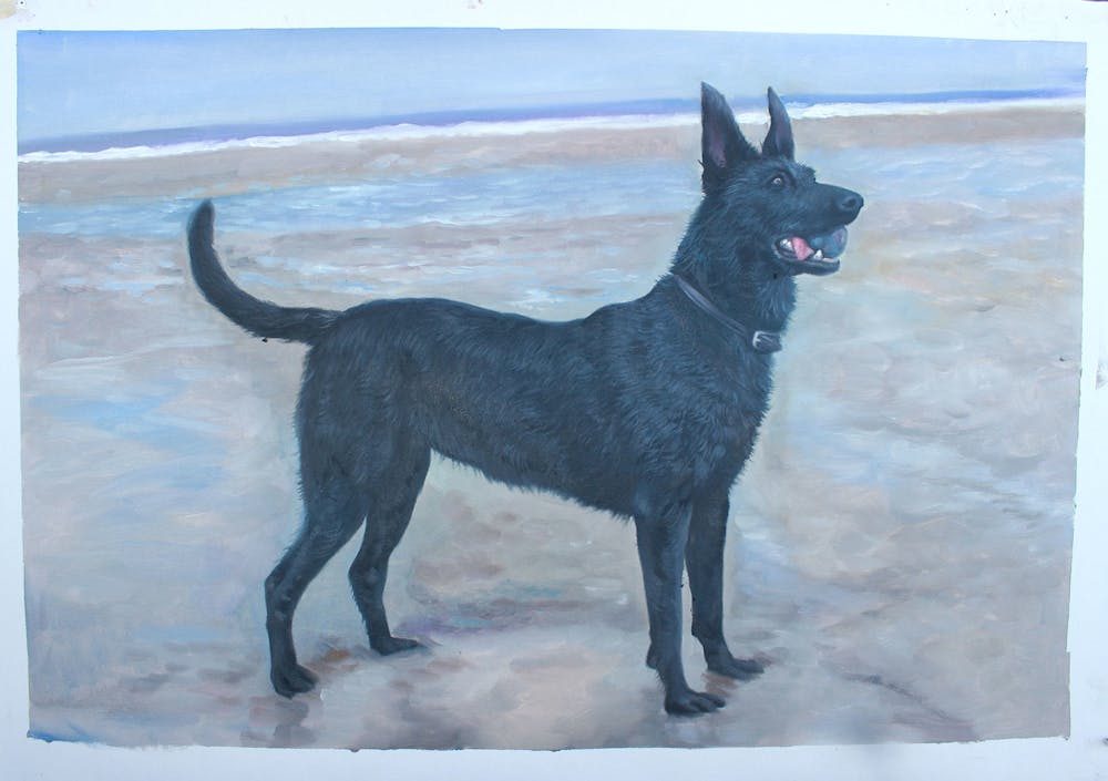 Artist-Rendered Painting