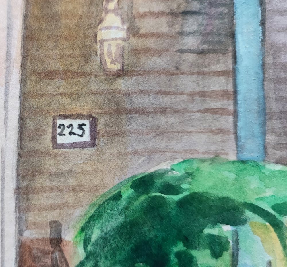 Artist-Rendered Painting