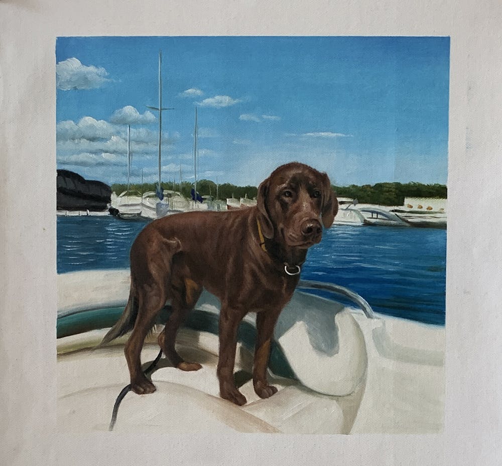 Artist-Rendered Painting