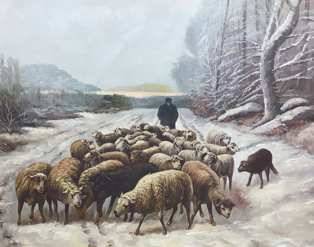 Artist-Rendered Painting