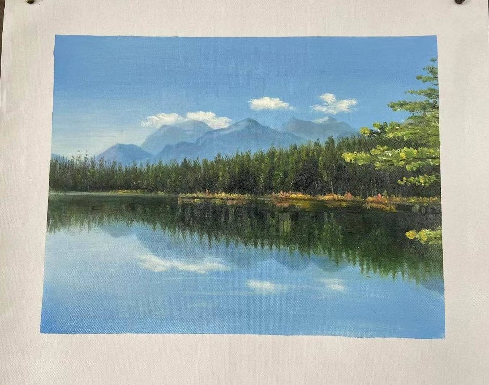 Artist-Rendered Painting