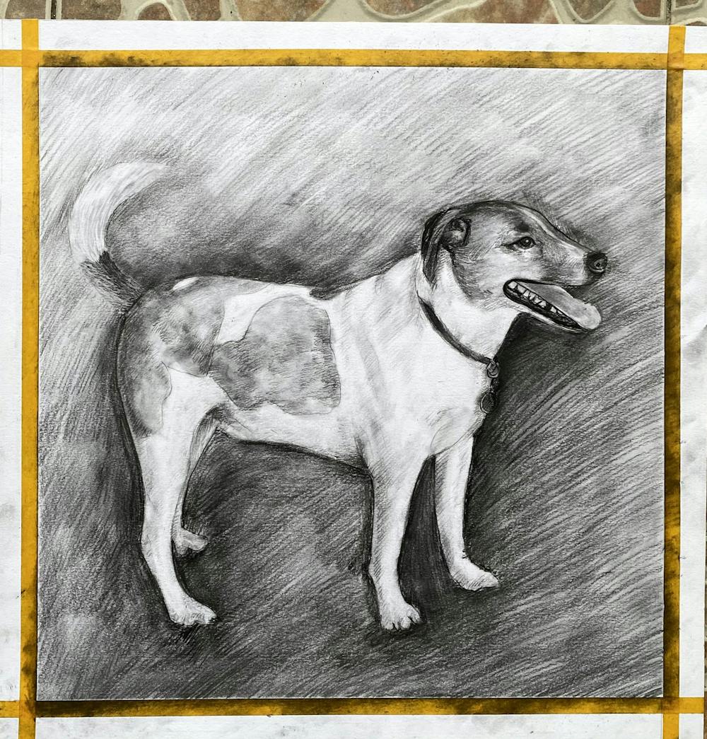 Artist-Rendered Painting