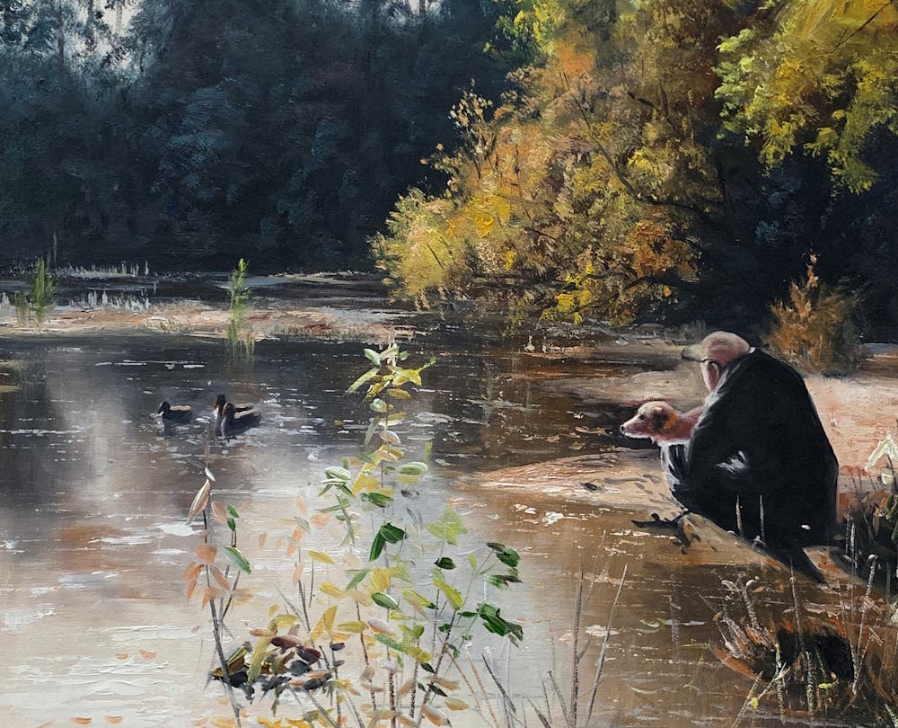 Artist-Rendered Painting