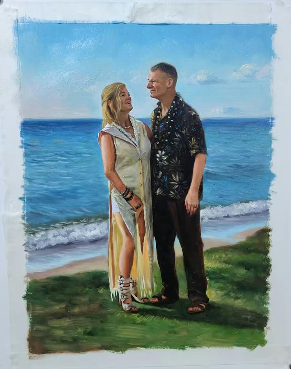 Artist-Rendered Painting