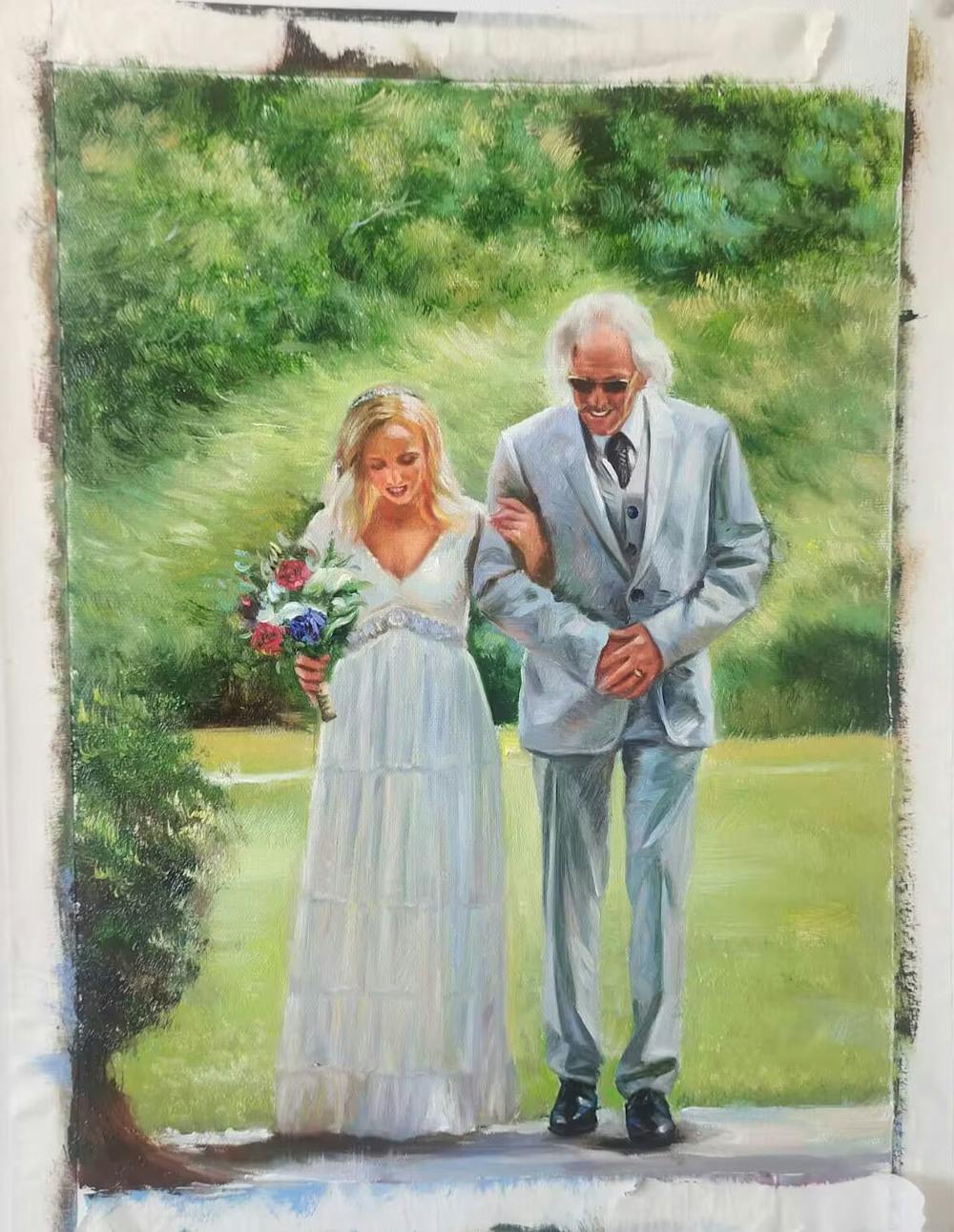 Artist-Rendered Painting