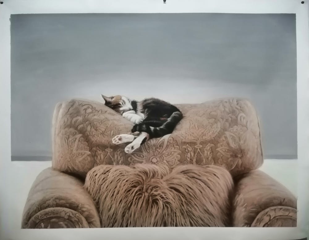 Artist-Rendered Painting